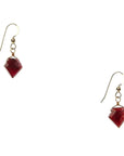 Hailey G- Palmer Earrings - Garnet