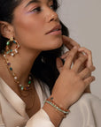 Hailey G- Surya Necklace - Pearls