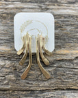 Sheppards Hook - Boucles d’oreilles Staghorn en laiton -