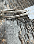 Sheppards Hook - Boucles d'oreilles en argent goutte de pluie labradorite -