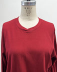 RESALE -Classic Sweater- Tunic M- Scarlet- RE306
