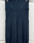 RESALE -Bamboo Fleece Pocket Legging-XS- Charcoal- RE319