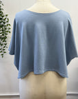 RESALE -Crop Top - Soft Blue-Crop1- RE369