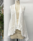 Community Closet - Cotton Lace Vest- S/M - CC004