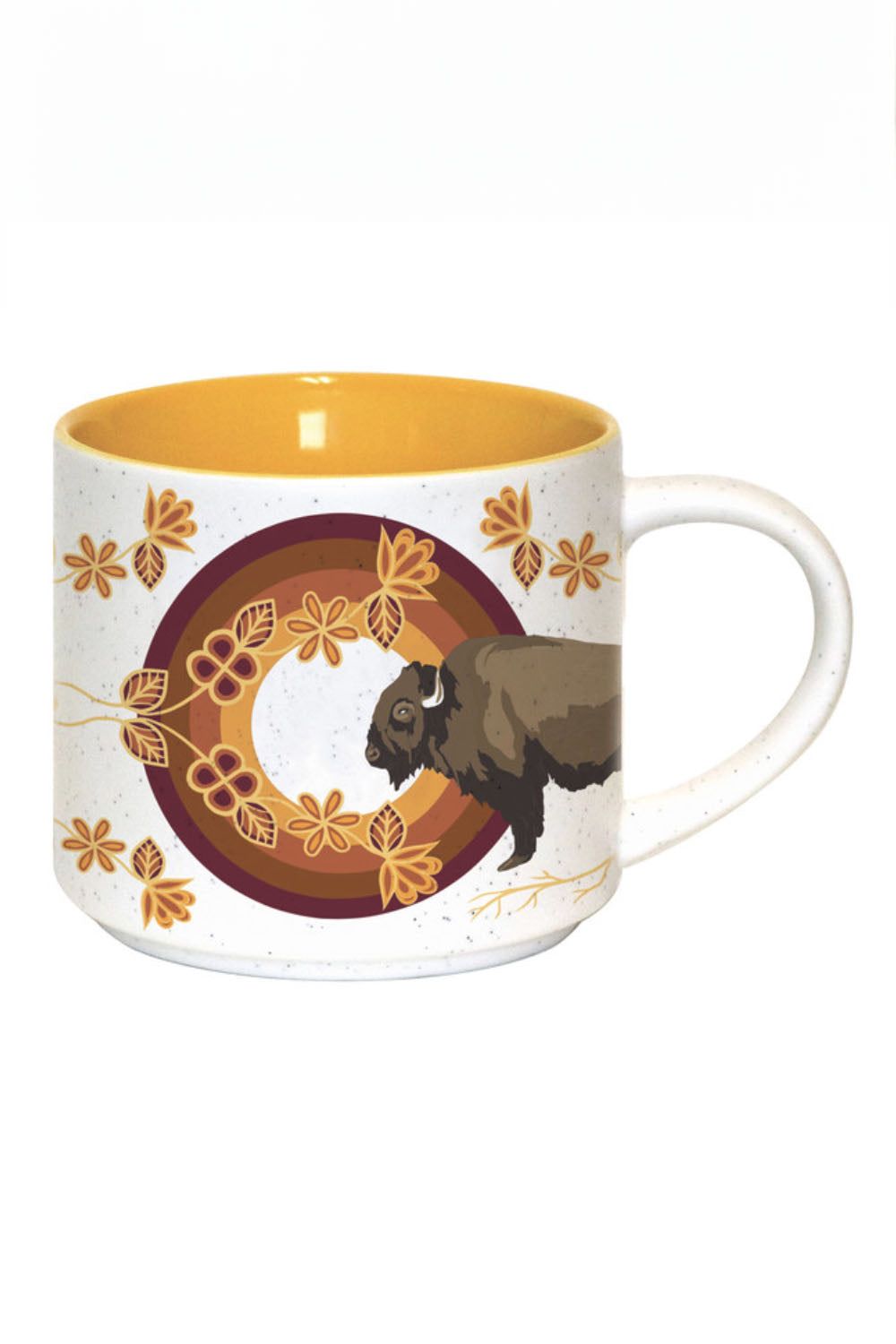Tasse en céramique (Bisons- MashkodeBiizhikina) - 16 onces