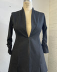 RESALE -Bonjour Blazer- XS- Charcoal- RE251