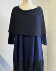 RESALE -Danielle Tunic- 1X- Navy/Black- RE255