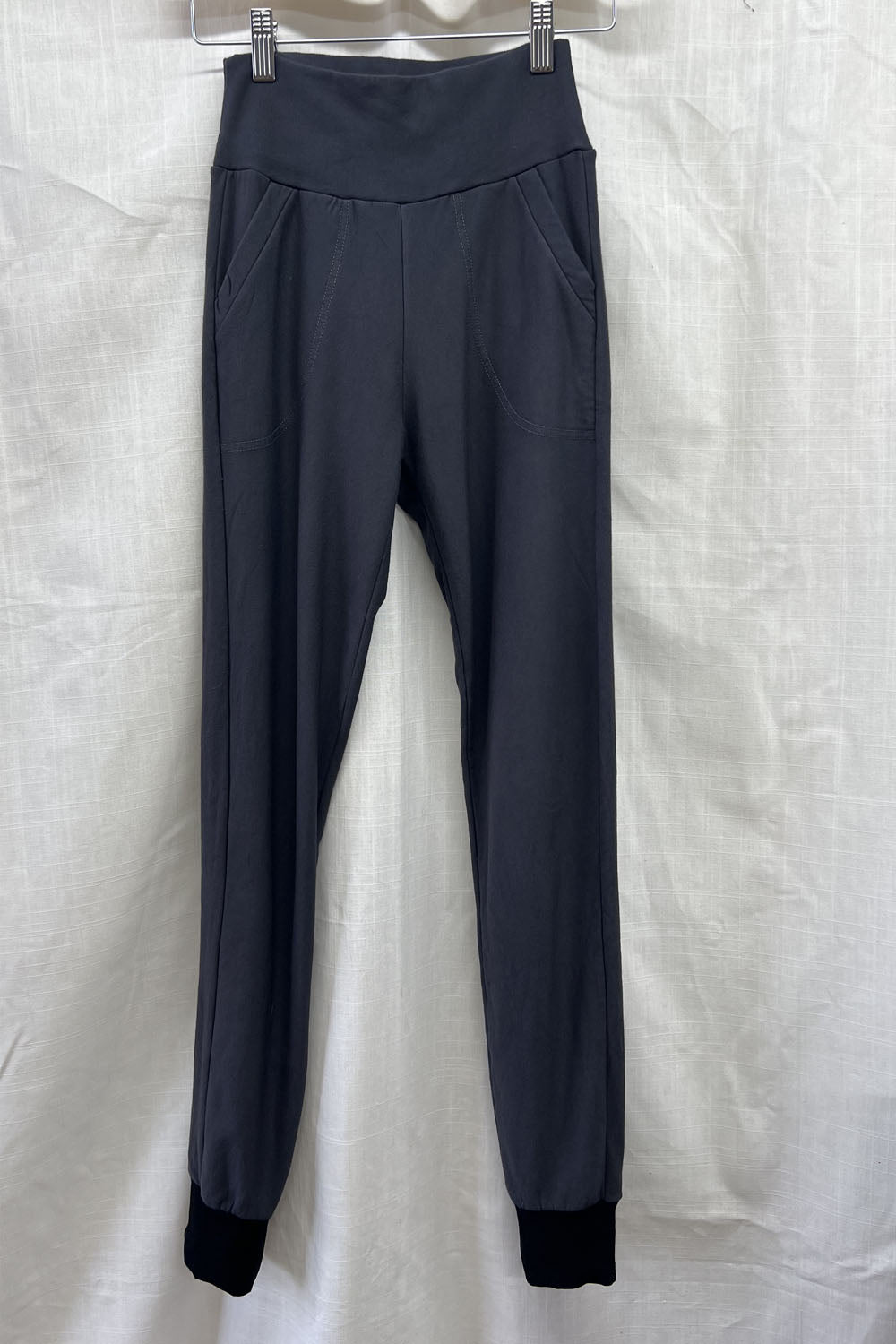 REVENTE - Pantalons en molleton de bambou - P - Anthracite - RE375