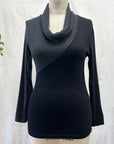RESALE - Bamboo Top- S- Black/Charcoal- RE398