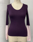 RESALE - Long Sleeve Top- Eggplant- XS- RE411