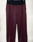 RESALE -New Day Capris- Merlot- L - RE432