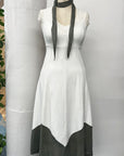 REVENTE - Robe en dentelle - Crème - RE435