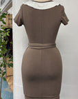 RESALE - Carmelle Dress XS - Birch/Cream - RE566