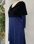 RESALE - Danielle Tunic - Winter Blue/Black - L - RE607