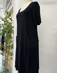 RESALE - Fiona Classic Dress - Black - Large - RE643