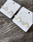 Sheppards Hook - Silver Rainbow Earrings - SRE