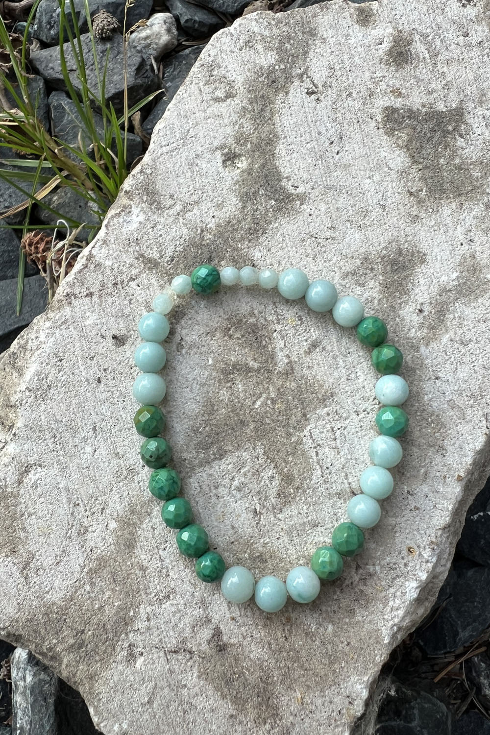 Bracelet perlé - Énergie apaisante et renouveau