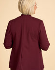 BONJOUR Blazer- Merlot