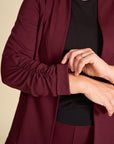 BONJOUR Blazer- Merlot