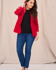 BONJOUR Blazer- Tomato