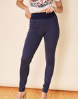 Pantalon étroit Chaplin - bleu marine