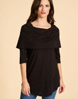 DANIELLE Tunic- Black