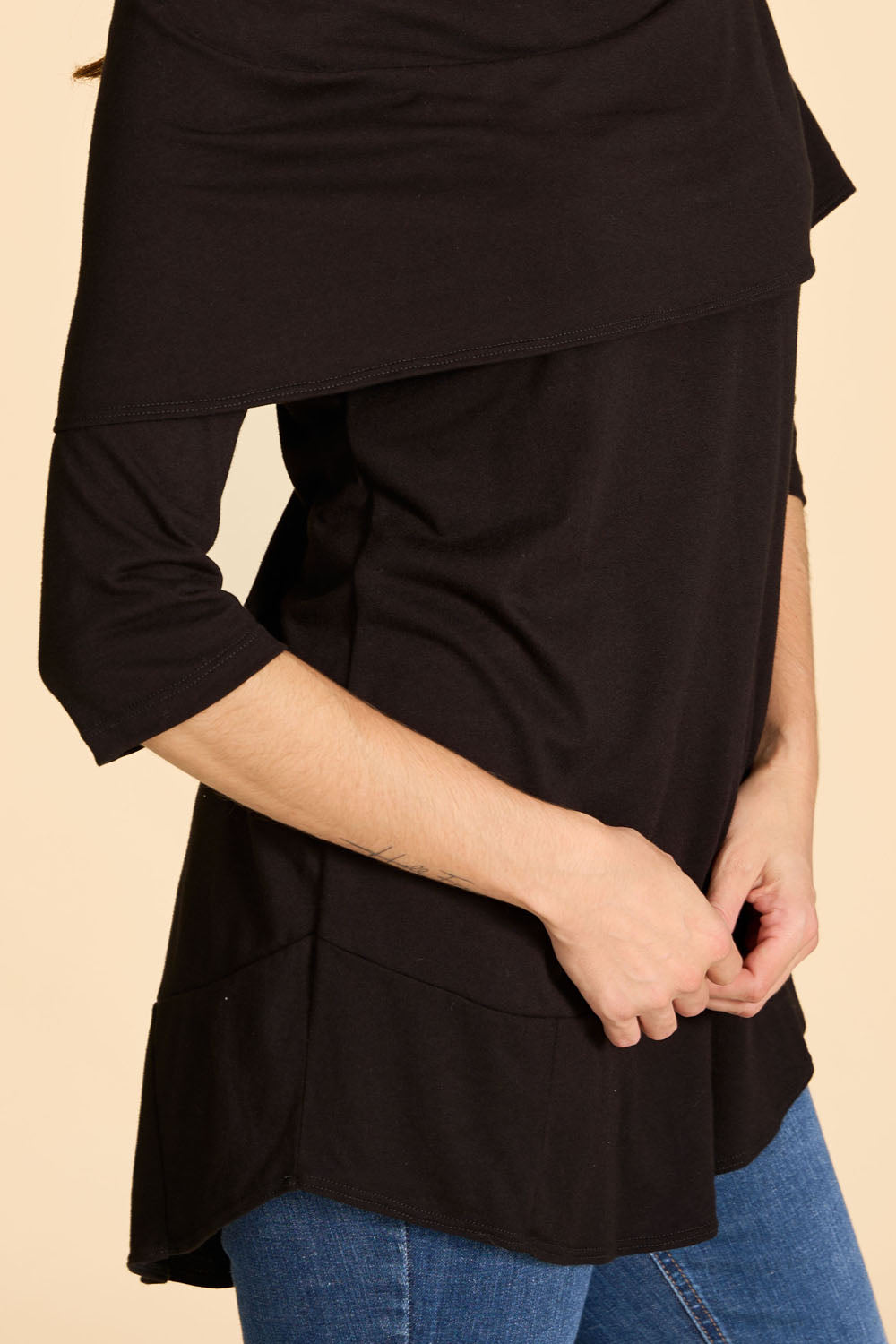 DANIELLE Tunic- Black