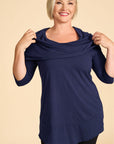 DANIELLE Tunic- Navy