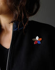 Robe Velora - noir/tomate
