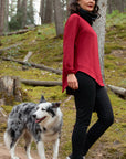 JORDYN Sweater- Scarlet
