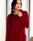 JORDYN Sweater- Scarlet