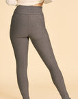 Legging HIVER avec POCHES - gris chiné foncé