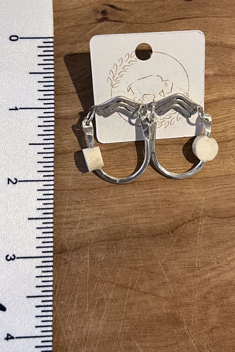 Sheppards Hook - Boucles d'oreilles en laiton Antler