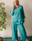 Soleil Wide-Leg Pants