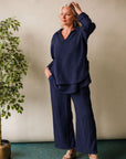 Soleil Wide-Leg Pants