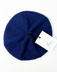 TRICOTS - Béret 100 % laine - Bleu