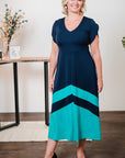 Velora Dress- Midnight/ Jade
