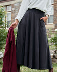 VOYAGE Skirt- Charcoal