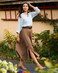 VOYAGE Skirt- Birch