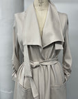 RESALE - Maude Trench Jacket - XS/S - Almond- RE537