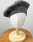 KNITS - 100% Wool Beret Toque- Grey Sparkle