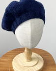 TRICOTS - Béret 100 % laine - Bleu