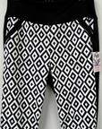RESALE - Champagne Pants- Diamond print - XS