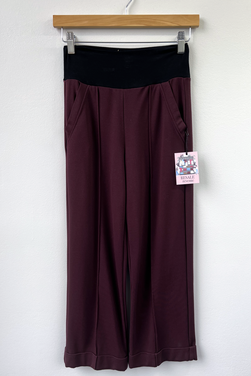 RESALE - New Day Capris- Merlot - XS - RE497