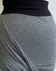 RESALE - Twist Skirt- Dark Heather Grey - XS