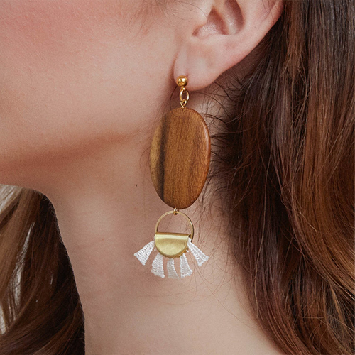 This Ilk - Impala Earrings- wood
