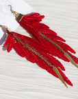 This Ilk - Parrot Earrings - Fire engin red