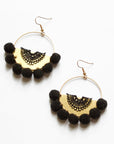 This Ilk - Poppy Earrings - Black