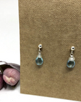 Naked Sage - Linnaea Earrings (London Topaz, Moonstone, Pink Sapphire & Labradorite)
