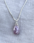 Naked Sage - Ava Necklace (Emerald, Pink Sapphire & Moonstone)
